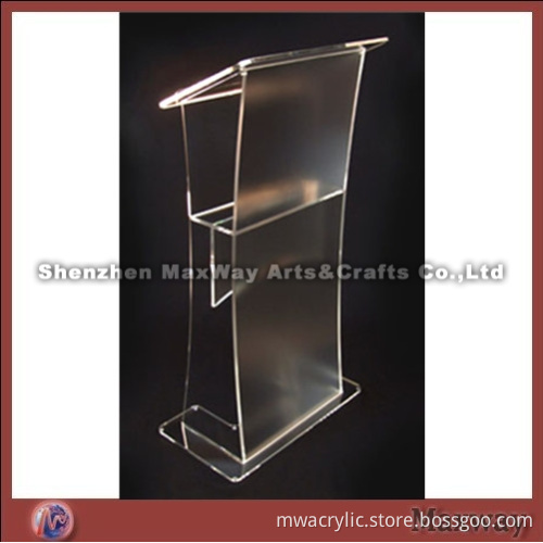 Floor Standing Plexiglass Pulpit Lectern